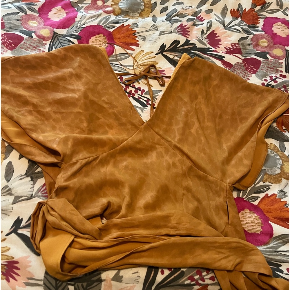 Anthropologie wrap top